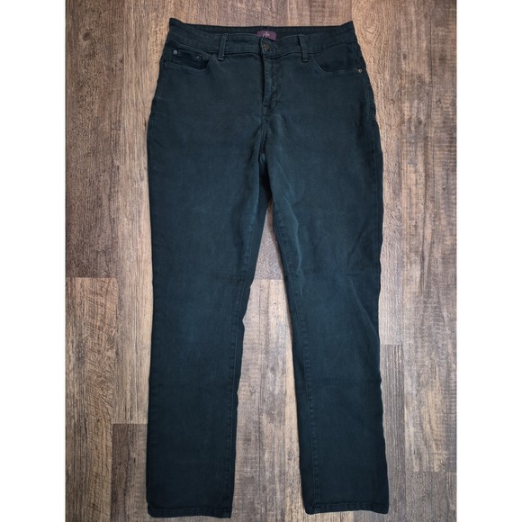NYDJ Pants - NYDJ Lift Tuck Technology Legging Jewel Green Slimming Pants Women's 12